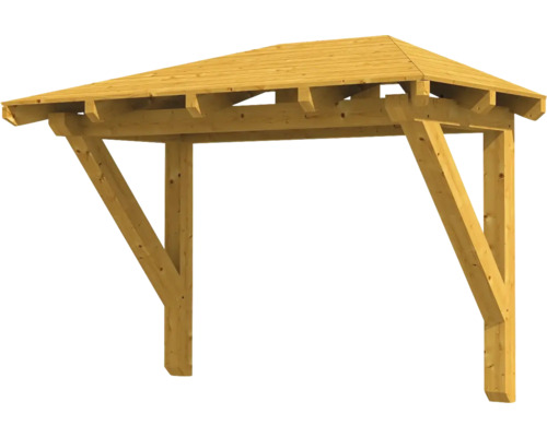 SKAN HOLZ Wismar 1 luifel, licht eiken, 258x126 cm