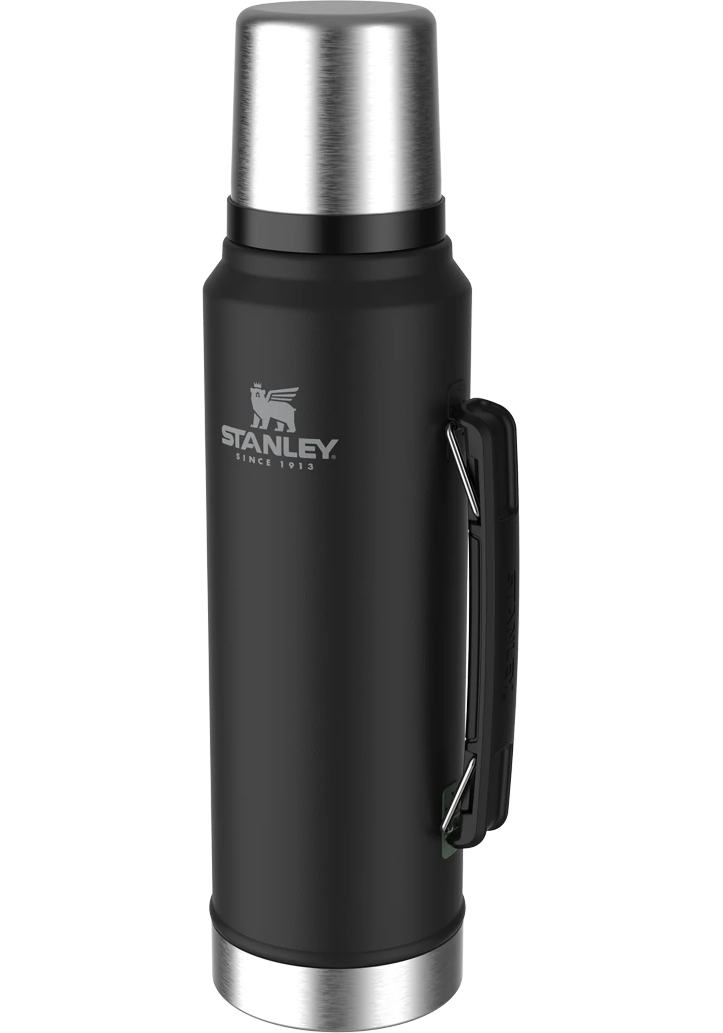 Stanley Thermosflasche Legendary Classic Flasche 1 L Matte Black Pebble
