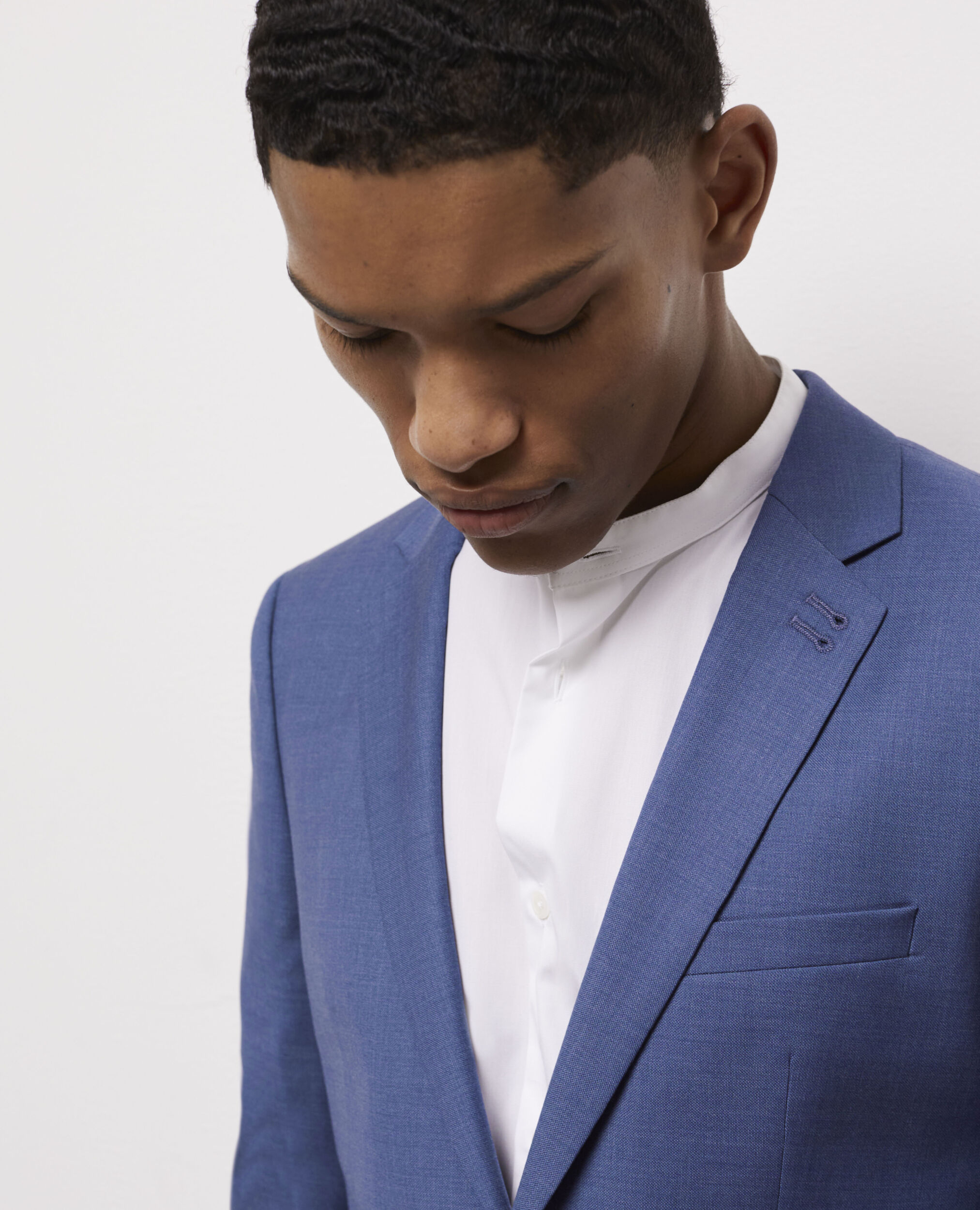 Veste de costume bleue