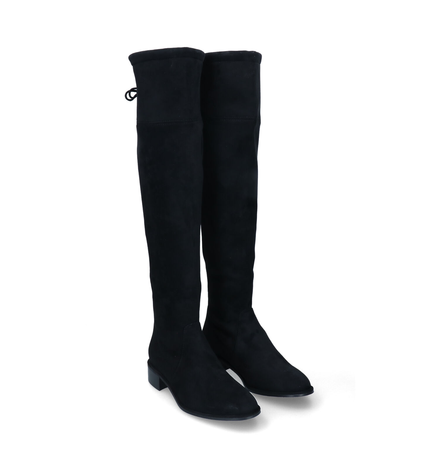 Overknees zwart
