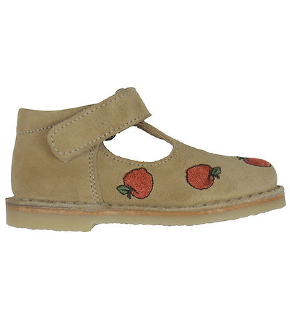 Pom Pom Sandalen - Mary Jane - Light Sand