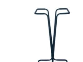 Viso SS800, Frittstående søppel-pose holder, Sort, Innendørs, Stål, 130 l, 345 mm