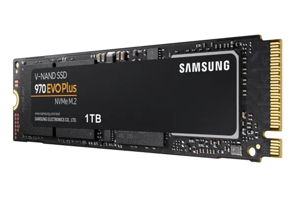 Samsung 970 EVO Plus MZ-V7S1T0BW - SSD - krypteret - 1 TB - intern - M.2 2280 - PCIe 3.0 x4 (NVMe) - buffer: 1 GB - 256-bit AES - TCG Opal Encryption