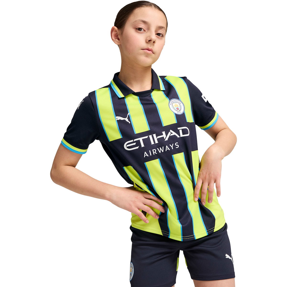 Manchester City FC Udebanetrøje 24/25 Børn