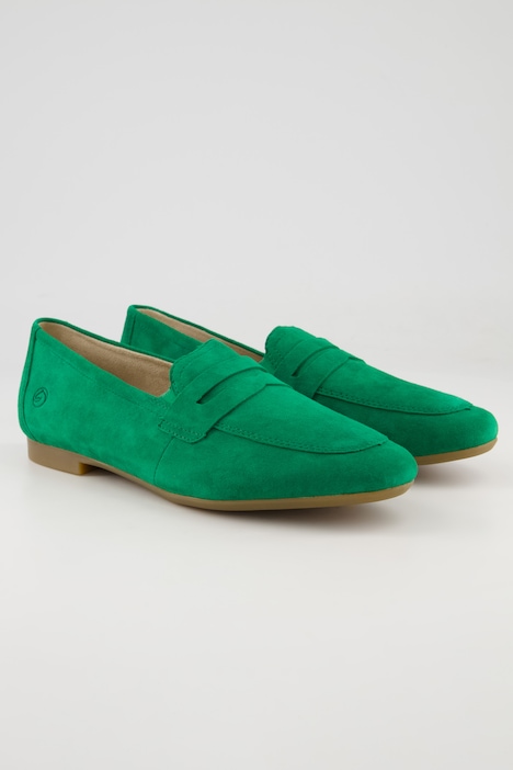 Remonte Suede-Loafer, Suede-Leder, Weite H