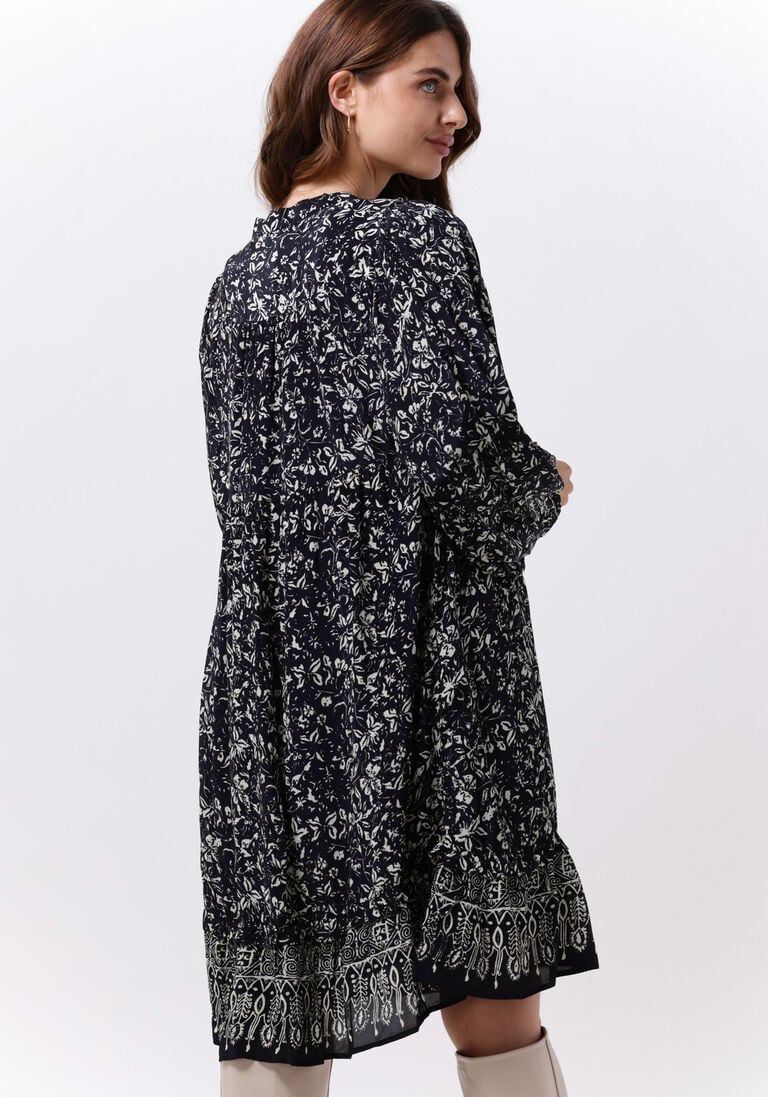 MOLIIN zwarte moliin midi jurk salome