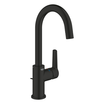 Grohe Wastafelmengkraan Start L-Size met waste Mat Zwart