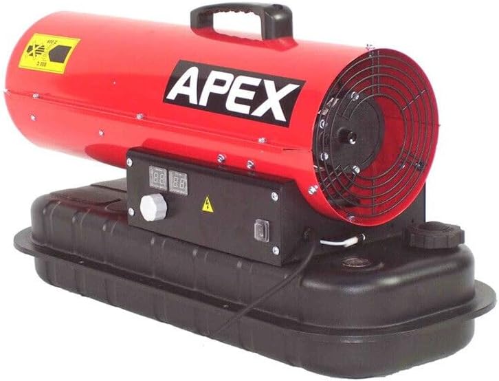 Heizkanone 20kW Digital Bauheizer Diesel Heizgebläse Ölheizgerät 56219 Bautrockner AWZ