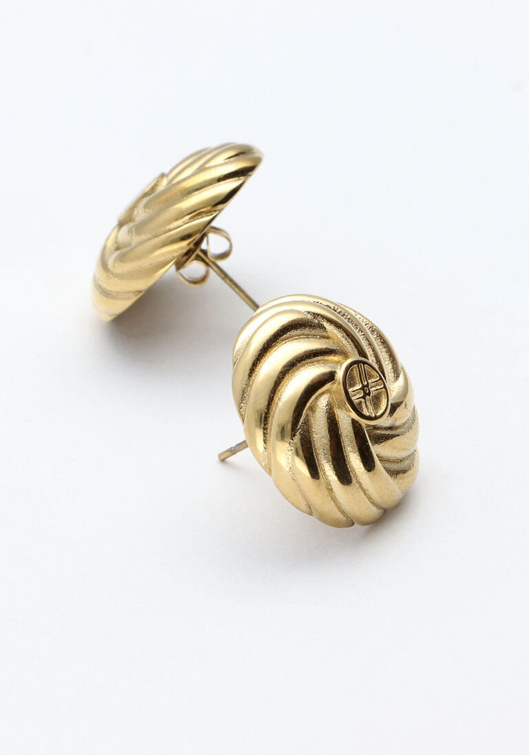 NOTRE-V gouden notre-v oorbellen oorbel knot