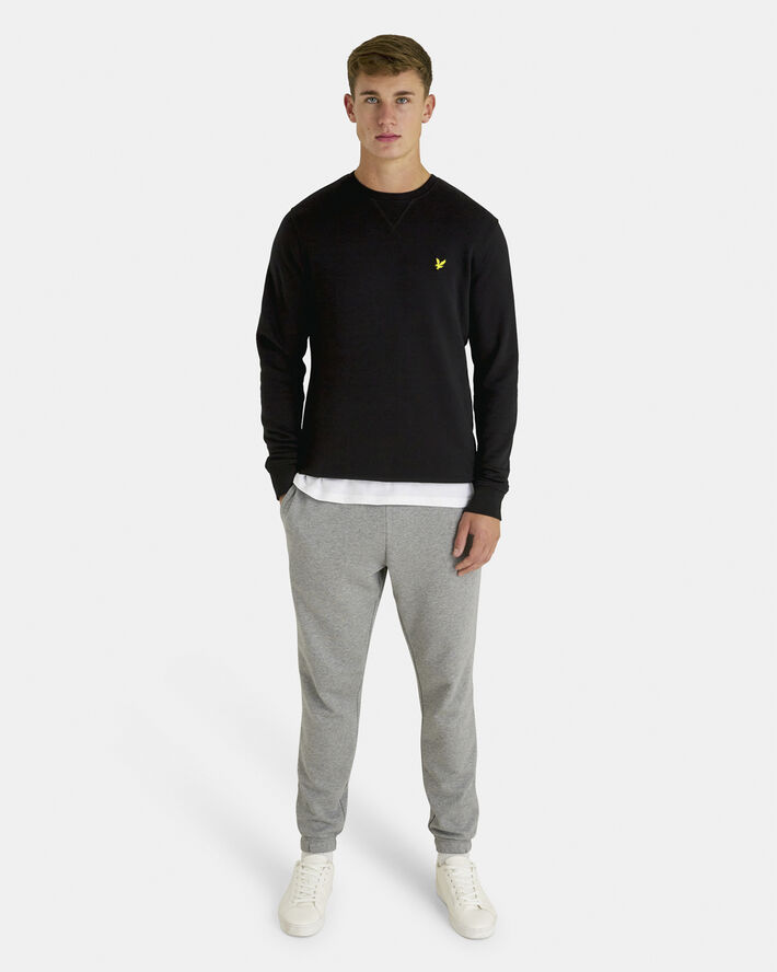 Lyle & Scott Crew Neck Sweatshirt Jet black