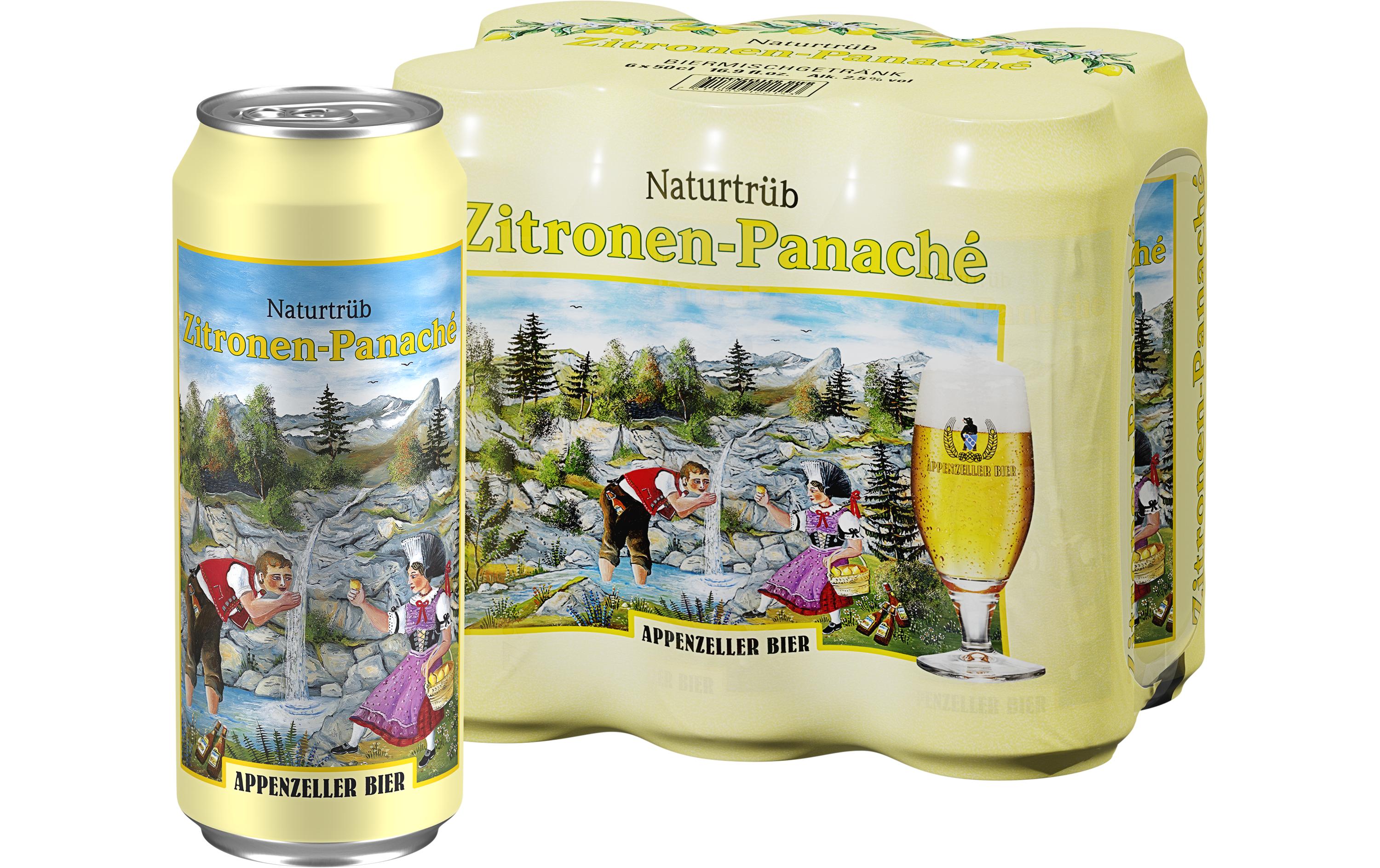 Bier Zitronen Panaché 6 x 0.5 lErfrischender Mix aus Quöllfrisch-Lagerbier und Limonade