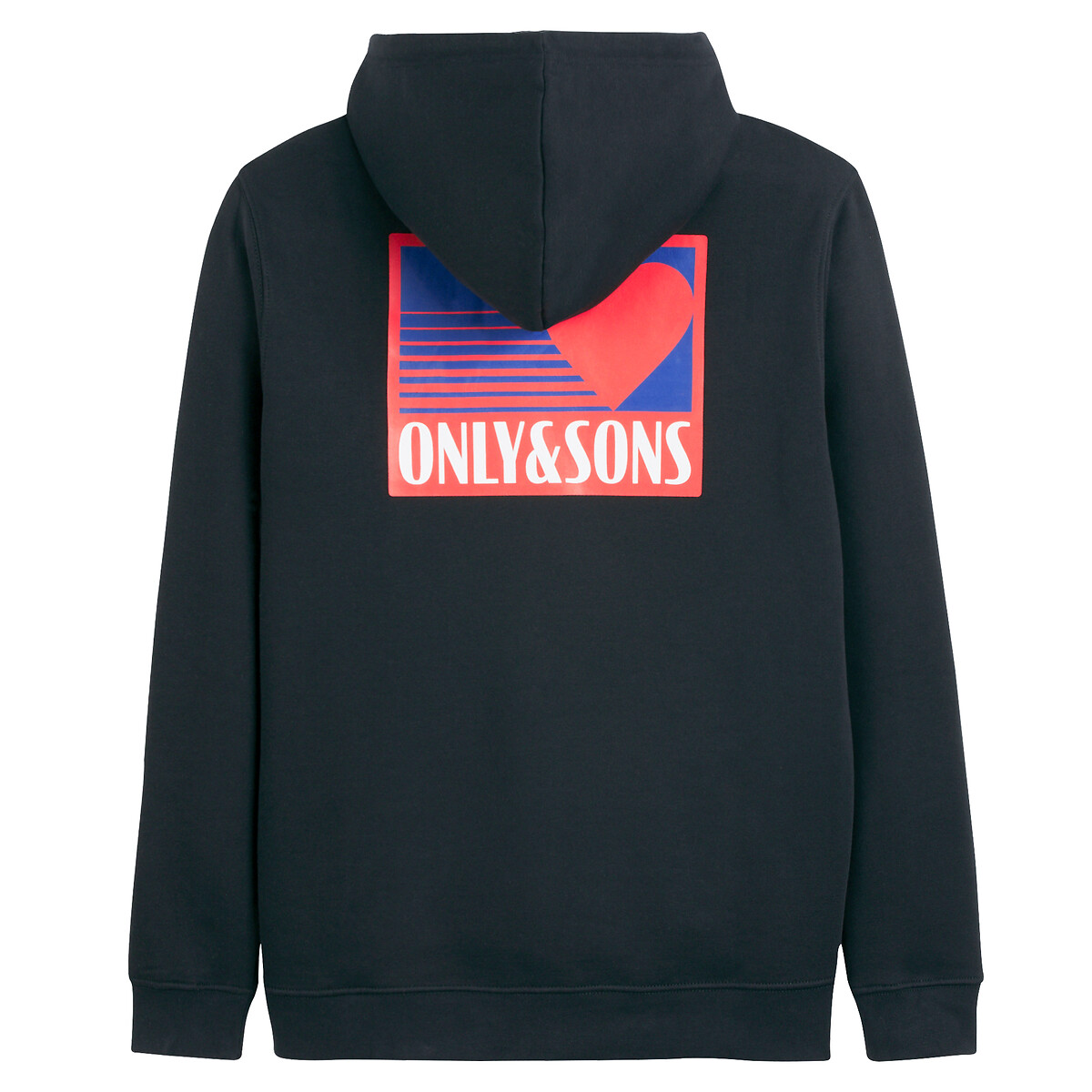 ONLY & SONS<br>Moletom com capuz e logo de coração nas costas