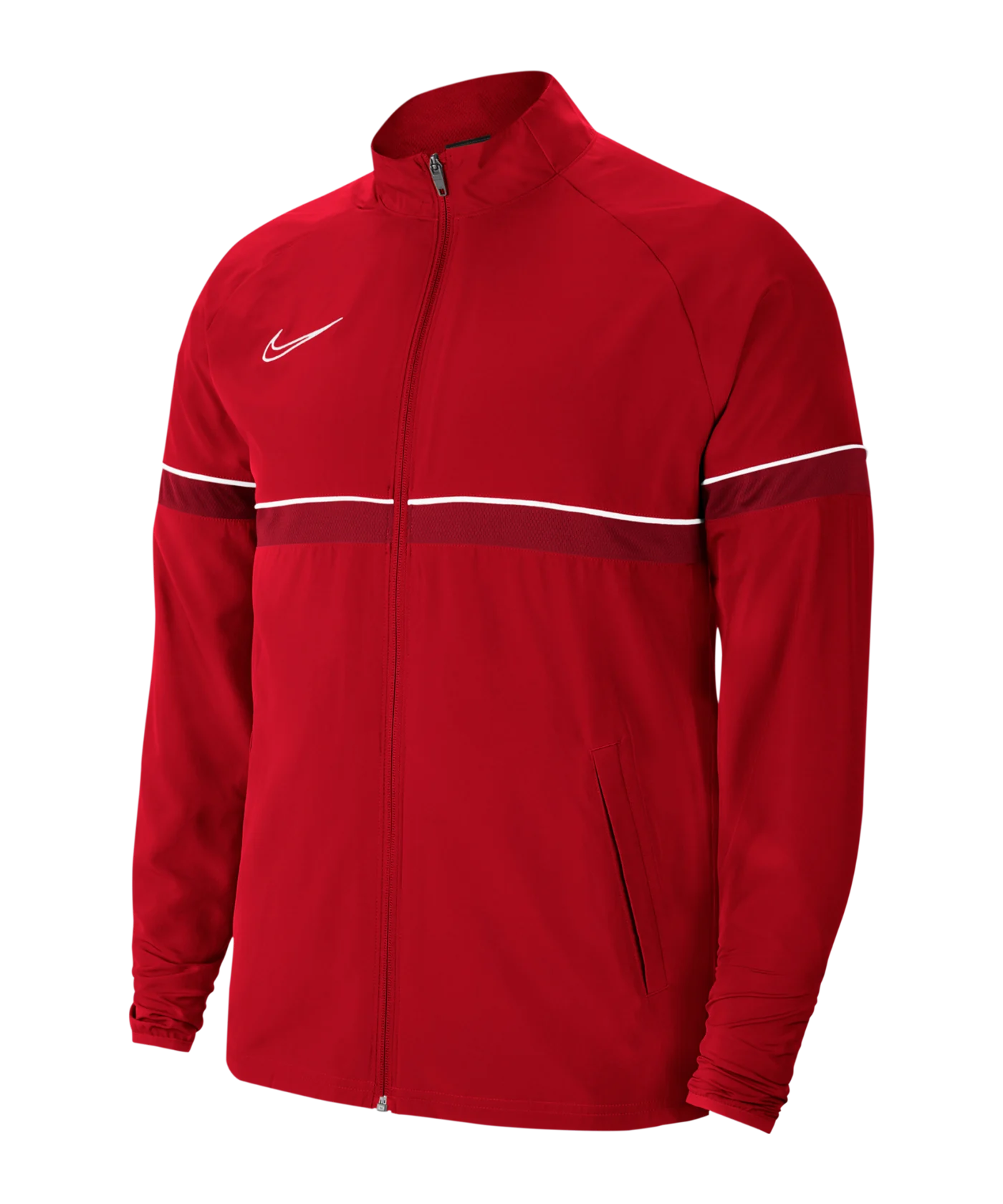 Nike Academy 21 Woven Trainingsjacke Kids Rot F657