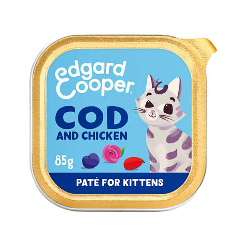 Edgard & Cooper Kitten - MSC-Kabeljauw en Vrije Uitloop Kip - Paté