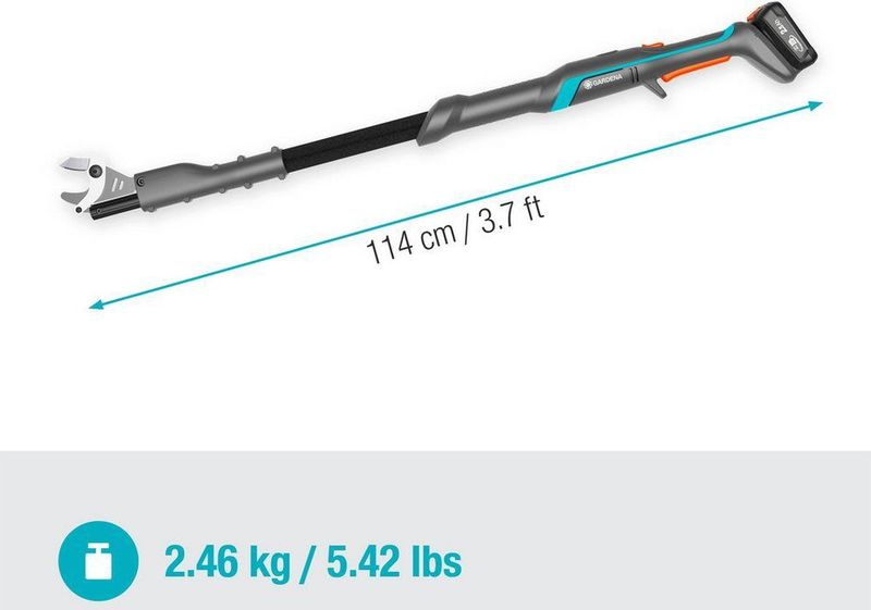 Gardena - EasyCut - Takkenschaar - Accu - 2,5 m - Gehard Staal