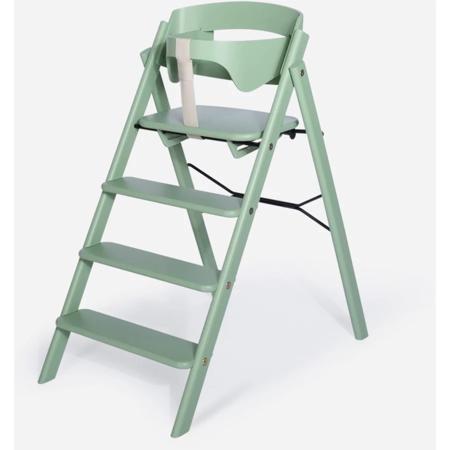 KAOS Hochstuhl Klapp faltbar Buche pale green