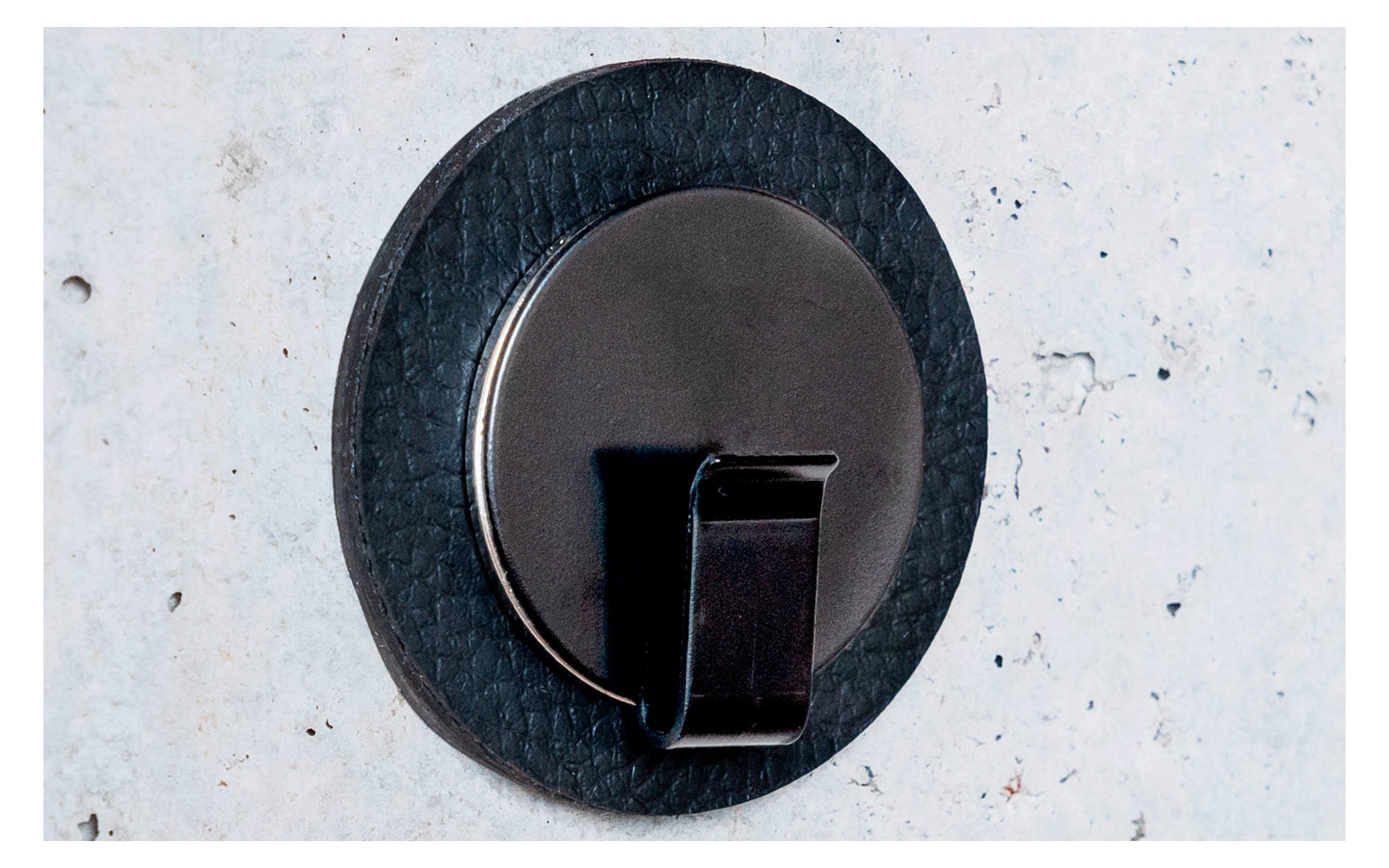 silwy® Clever Magnet-Haken inkl. Metall Nano Gel Pad Weiß / Schwarz