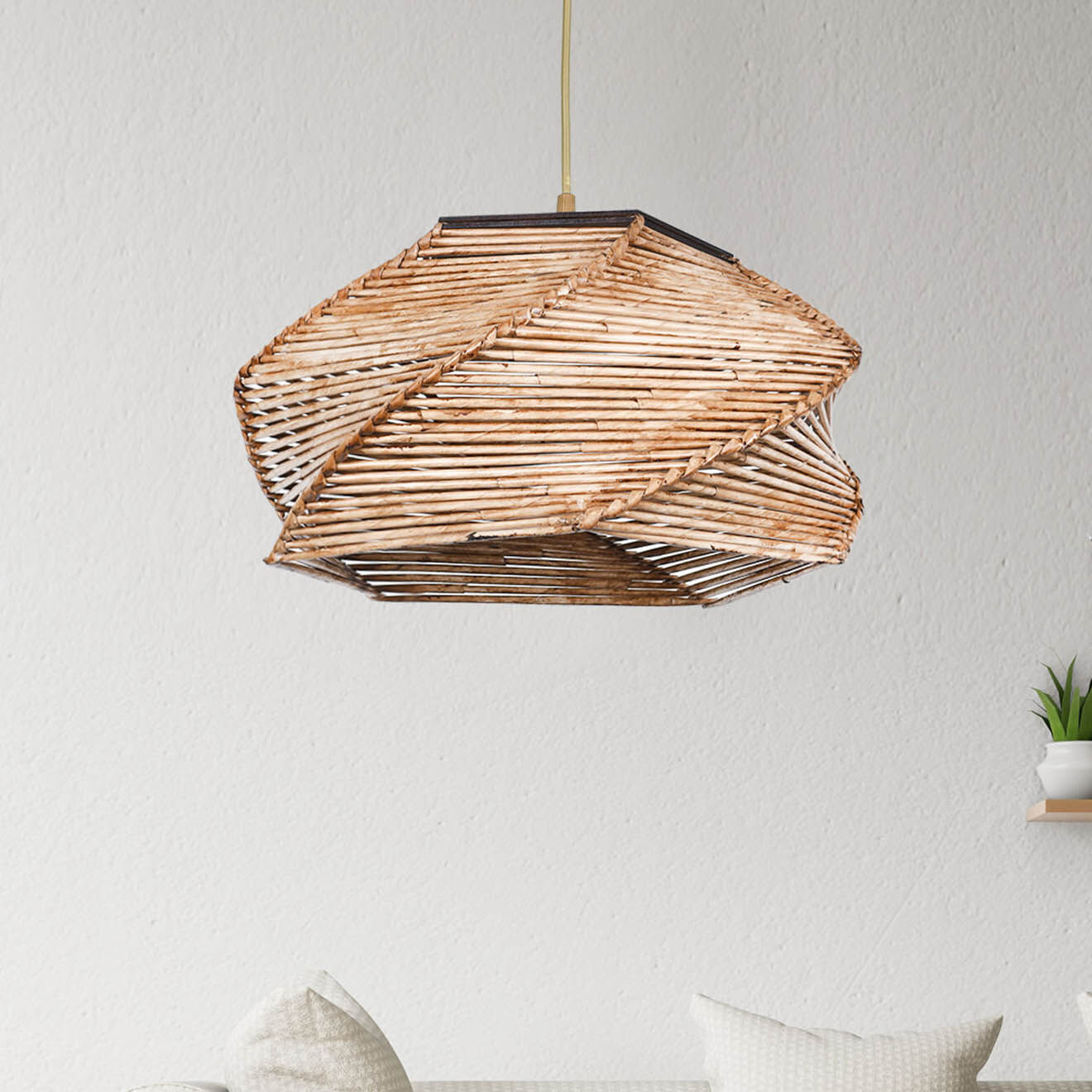 Opviq Suspension HM naturelle - D.36x65 cm