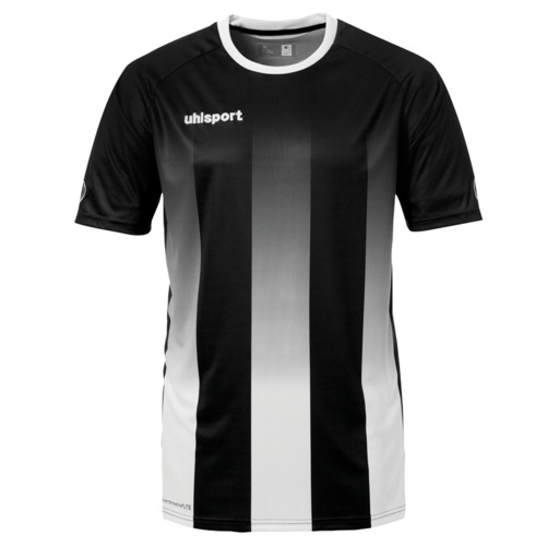 Camiseta listrada Mc preta/branca Uhlsport
