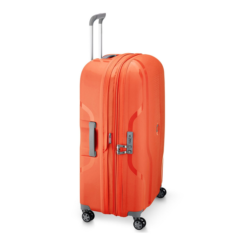 Valise rigide Clavel Extensible 82 cm Tangerine orange