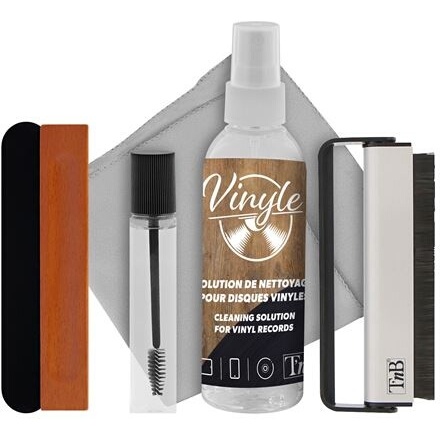 Accessoire platine vinyle Tnb KIT DE NETTOYAGE 5 EN 1 DISQUES ET PLATINES VINYLES