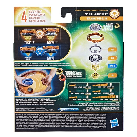 Lanceur à corde Beyblade Burst Quaddrive