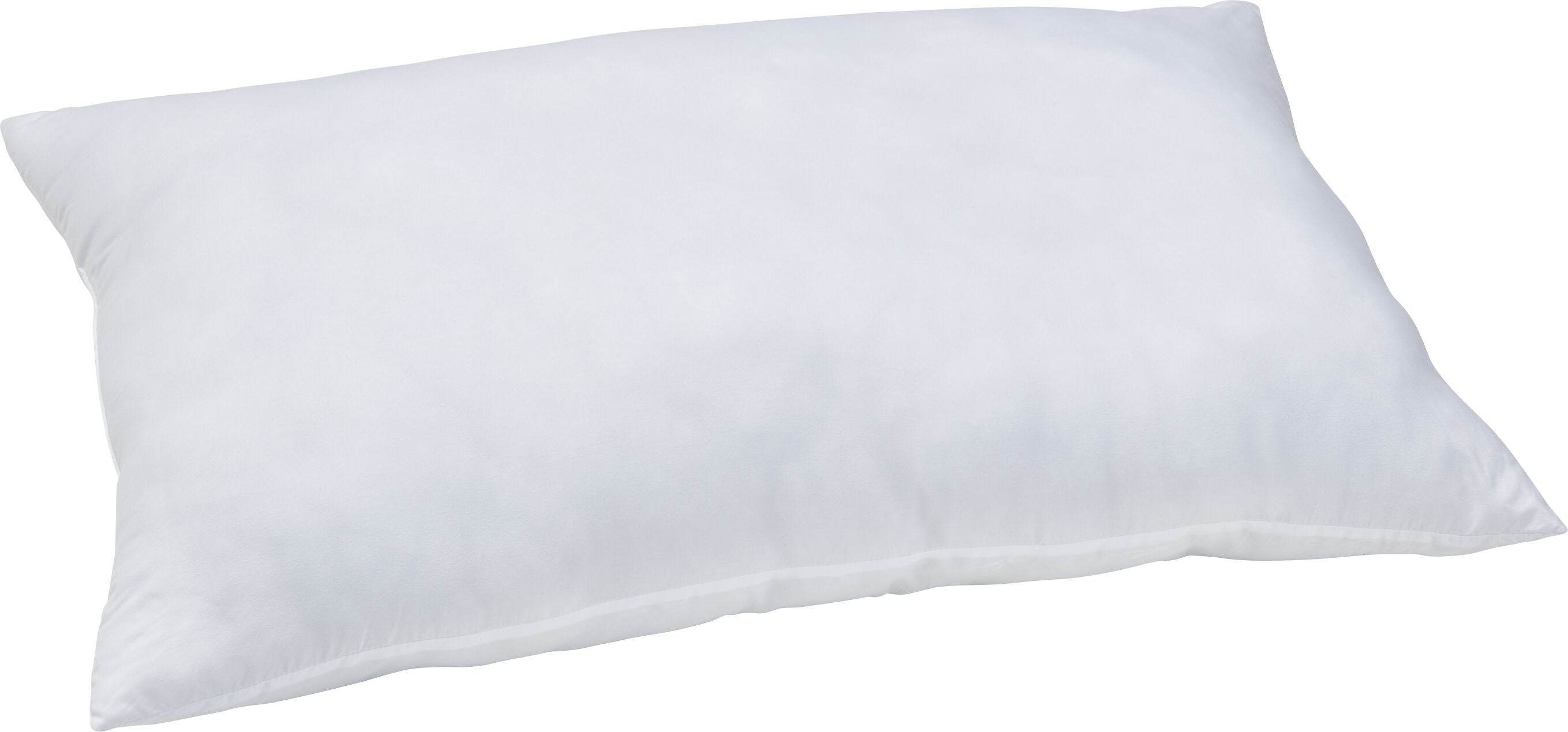 ECOFIBRA medium Kunstfaser-Kopfkissen - Weiss / B: 100.0 cm x T: 65.0 cm