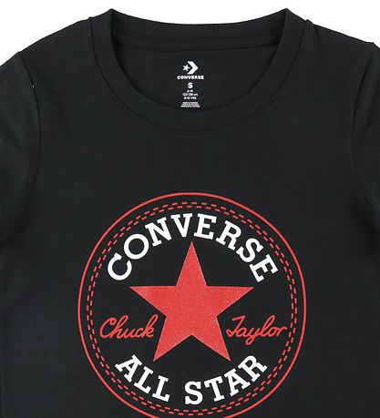 Converse T-shirt - Sort m. Logo