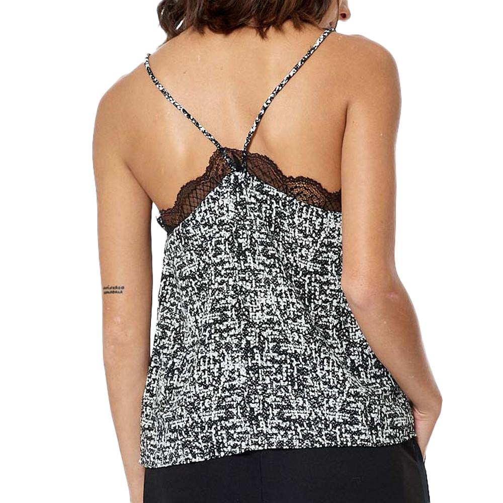 Kaporal Top Noir/Blanc Femme Kaporal Nany