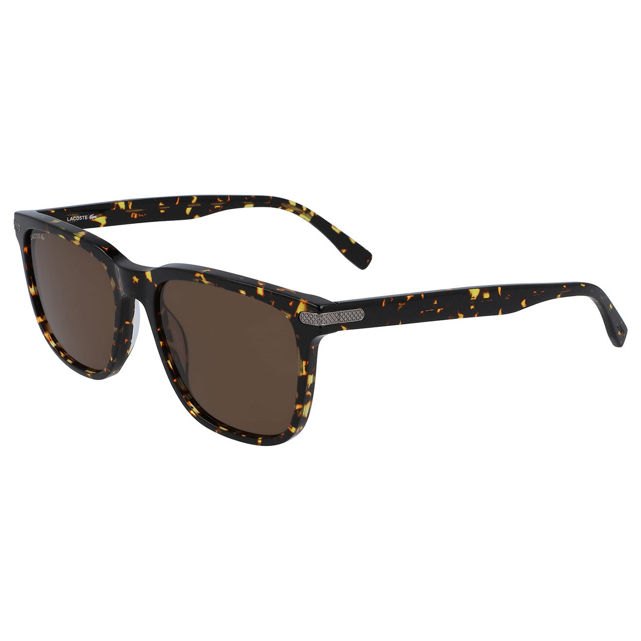 Lacoste Lunettes de soleil Homme brun havane