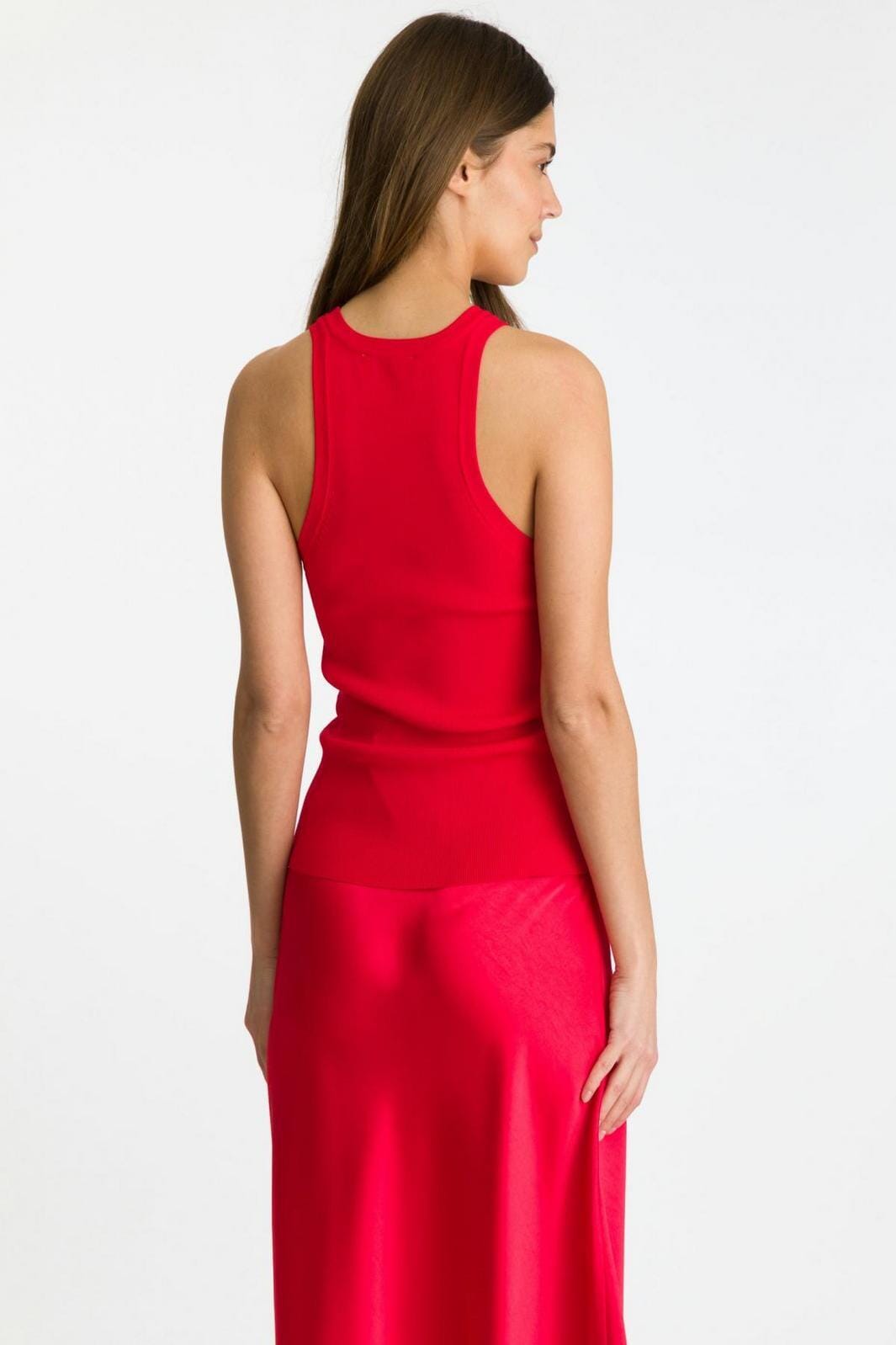Neo Noir Willy Knitted Top red