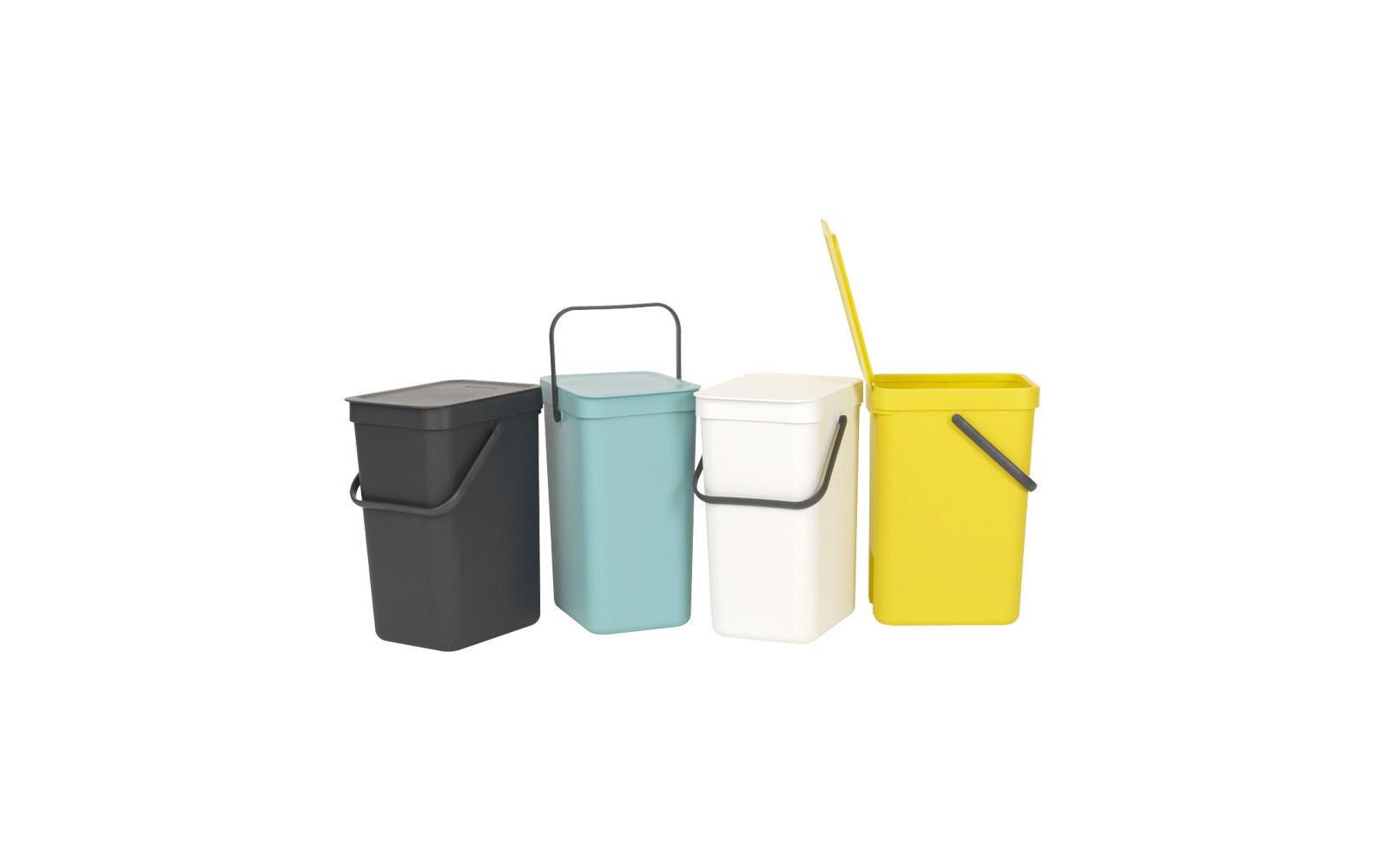 Recyclingbehälter Sort & Go 12 l, DunkelgrauMülleimer
