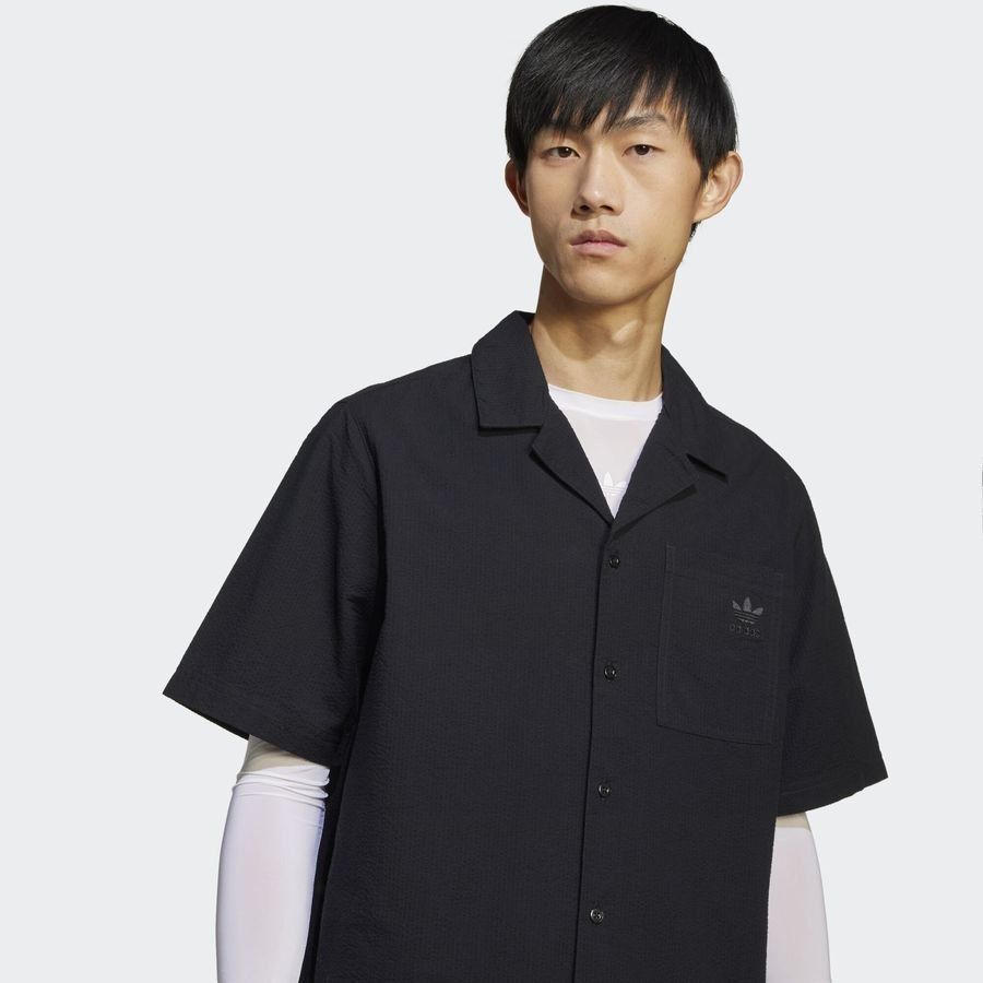 Adidas Original Chemise manches courtes Essentials Seersucker