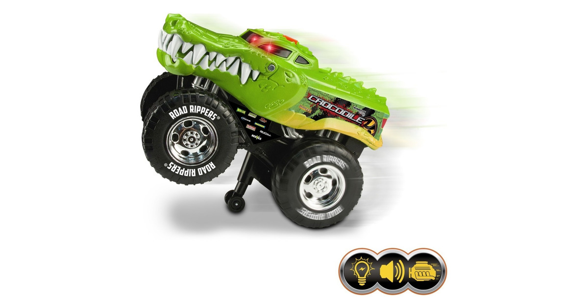 NikkoRoad Rippers - Wheelie Monsters: Crocodile Truck Speelgoedvoertuig