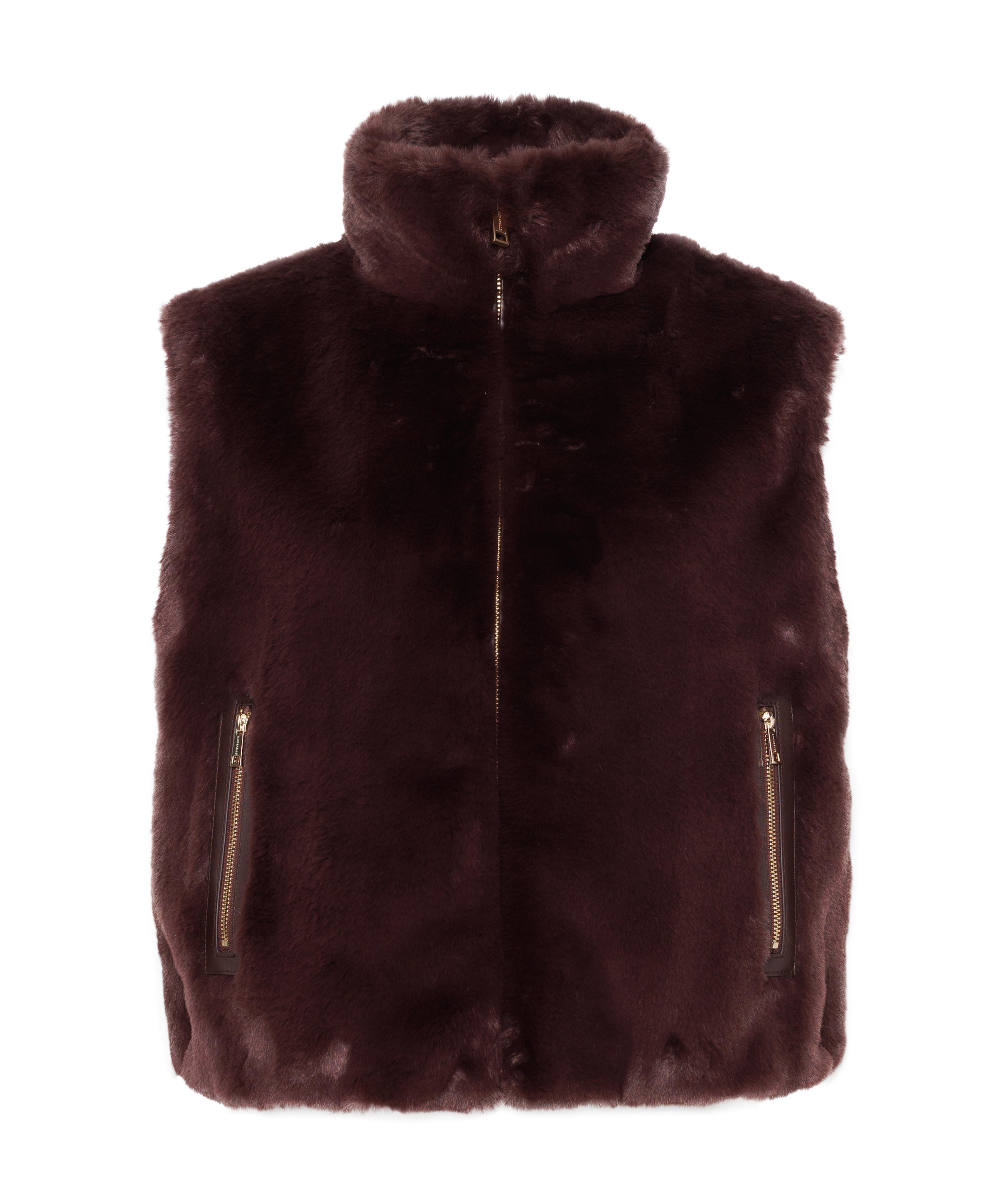 Rino & pelle Dames gilet bordeaux