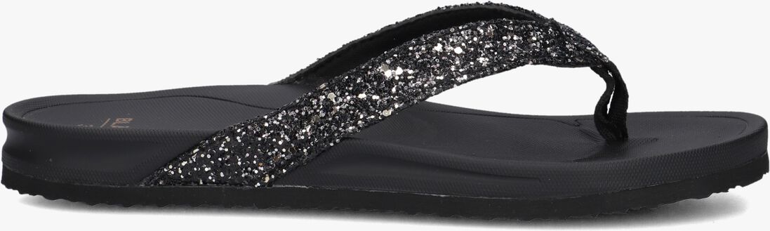 zwarte blasz teenslippers bella 2402