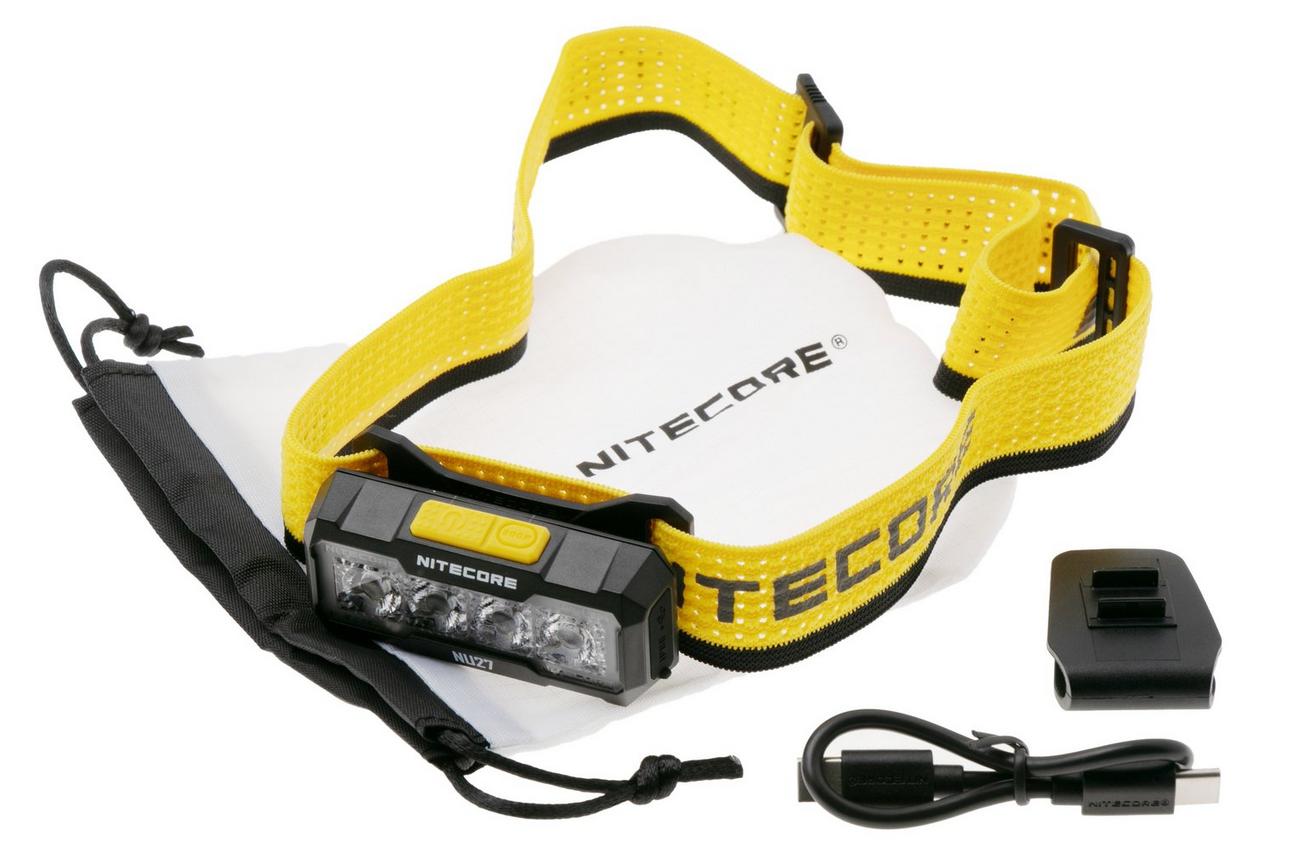 Nitecore NU27 MCT UHE LED, oplaadbare hoofdlamp, 600 Lumen