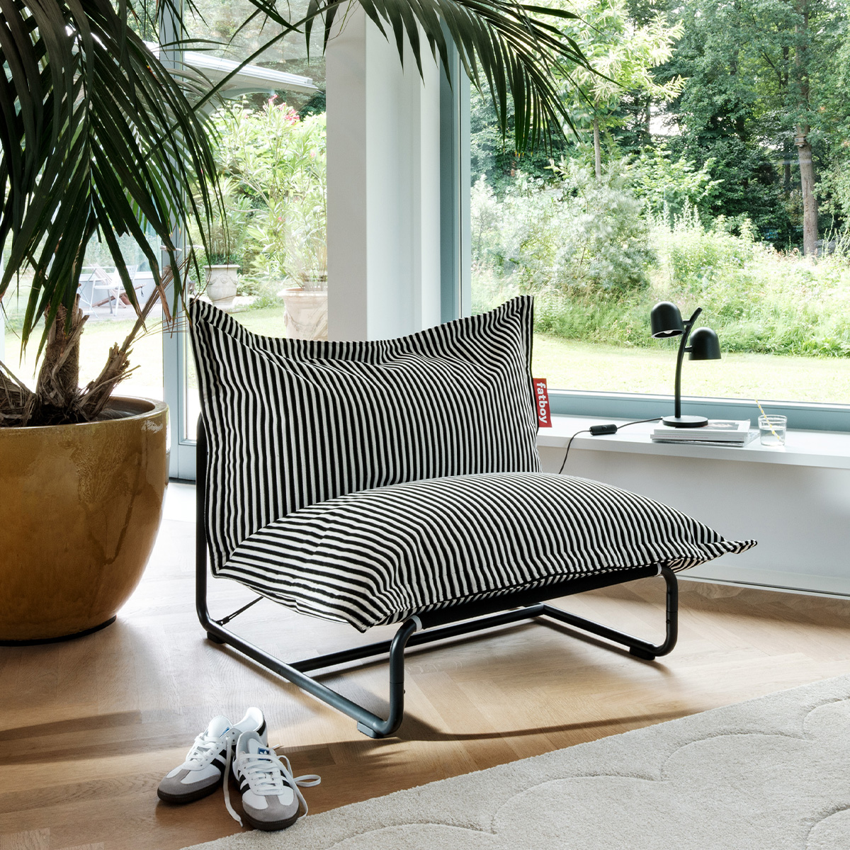 Fauteuil Beanbag onderstel anthracite