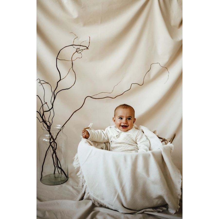 kindsgard Babyoverall vaffel creme