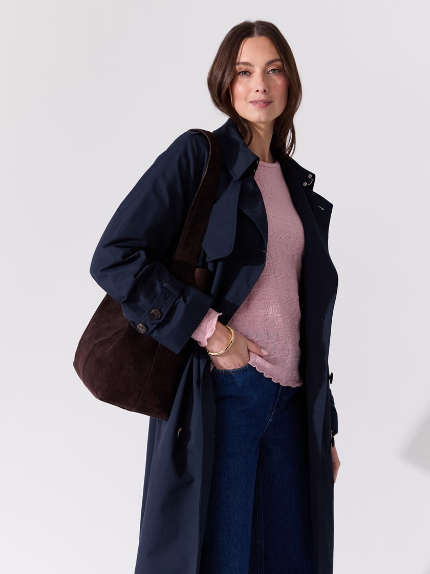 Mila trenchcoat Navy Blazer