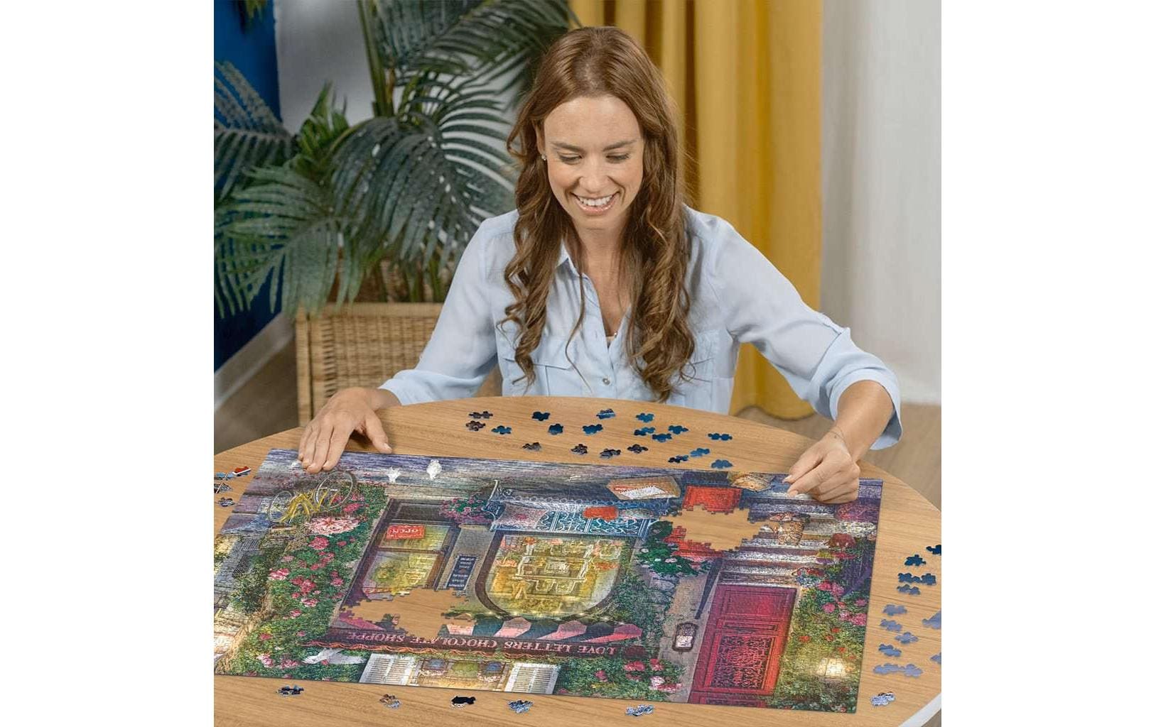 Puzzle Liebesbriefe und SchokoladeKlassisches Puzzle