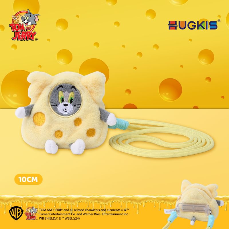 HUGKIS - Tom & Jerry Chenille Crossbody Bag / Telefoonclip Bevestiging / Set (Verschillende Ontwerpen)