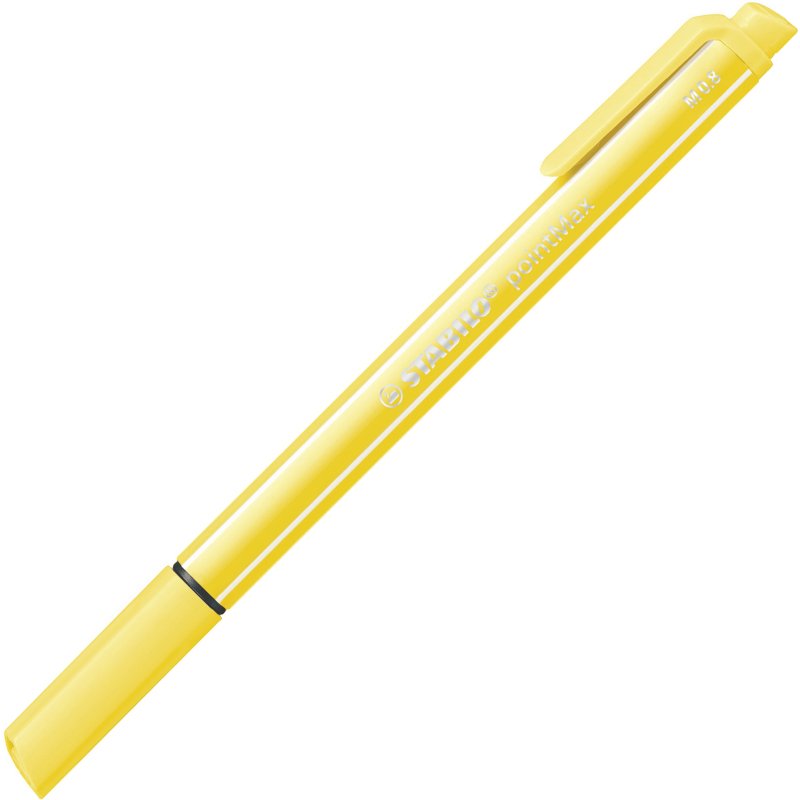 Stylo feutre Stabilo PointMax à capuchon pointe 1 mm - Pochette de 15