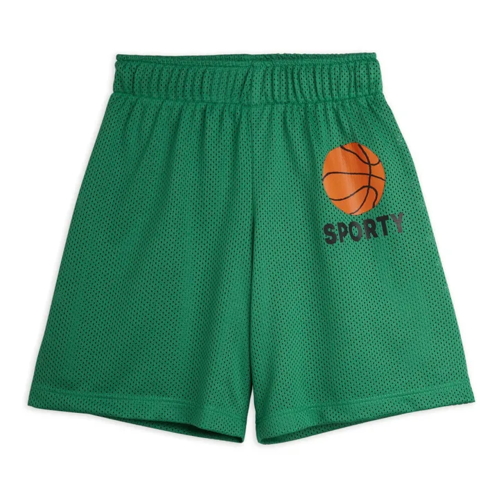 Mini Rodini Short Basket Matière Recyclée | Vert