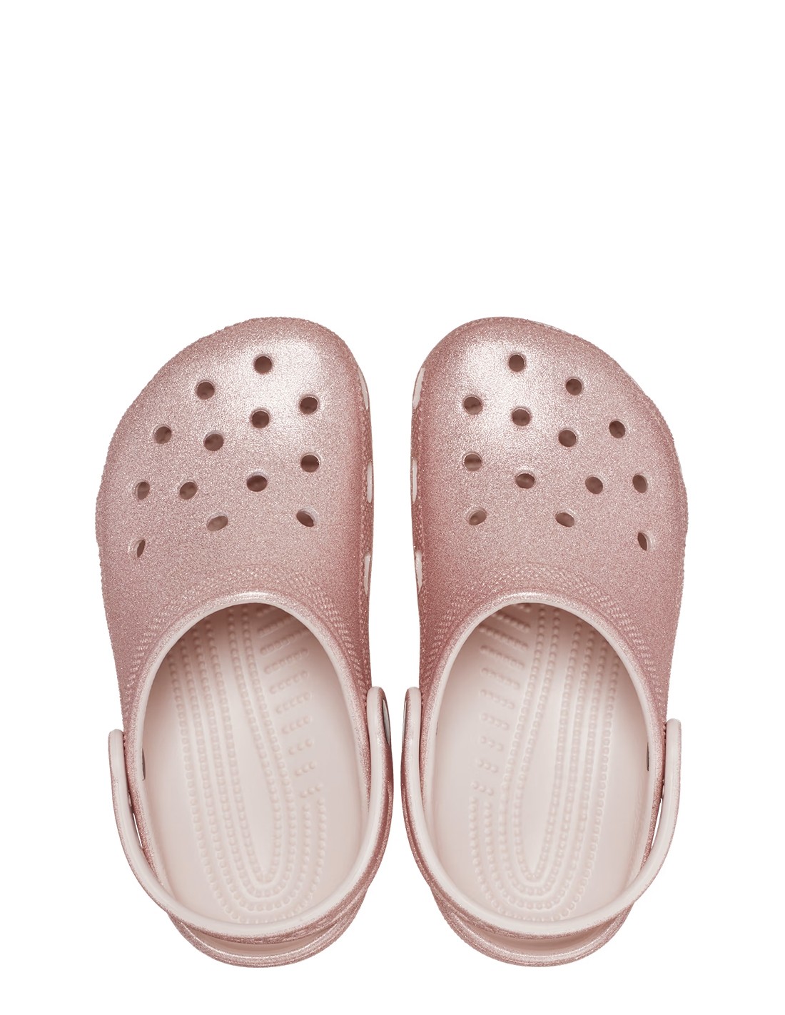 crocs Sabots Femme Enfant Classic Glitter Clog K Qugl Rose