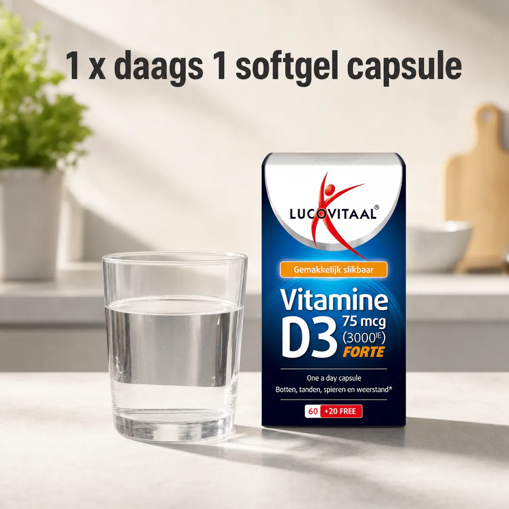 Vitamine D3 75 mcg 80 capsules