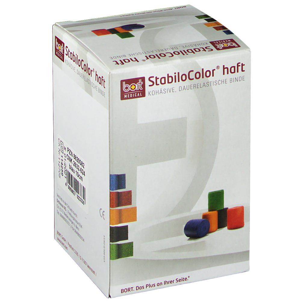 BORT StabiloColor® haft Binde 10 cm blau