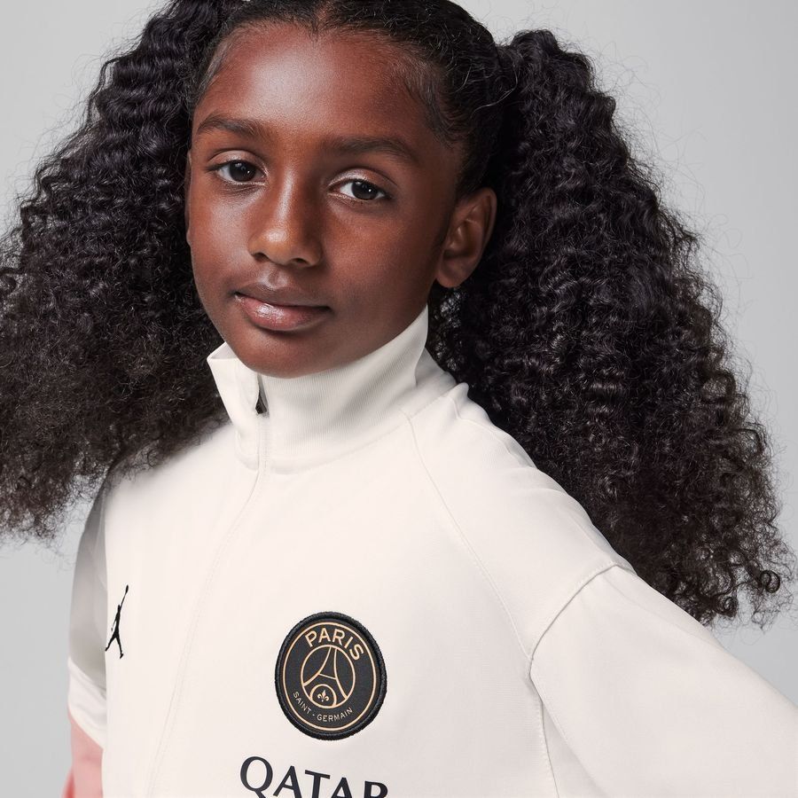 Paris Saint-Germain Survêtement Dri-FIT Strike 3ème - Blanc/Rose/Noir Enfant