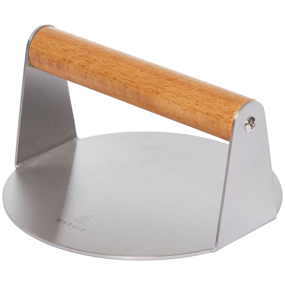 Hamburgerpresse 15 cm, rustfritt stål
