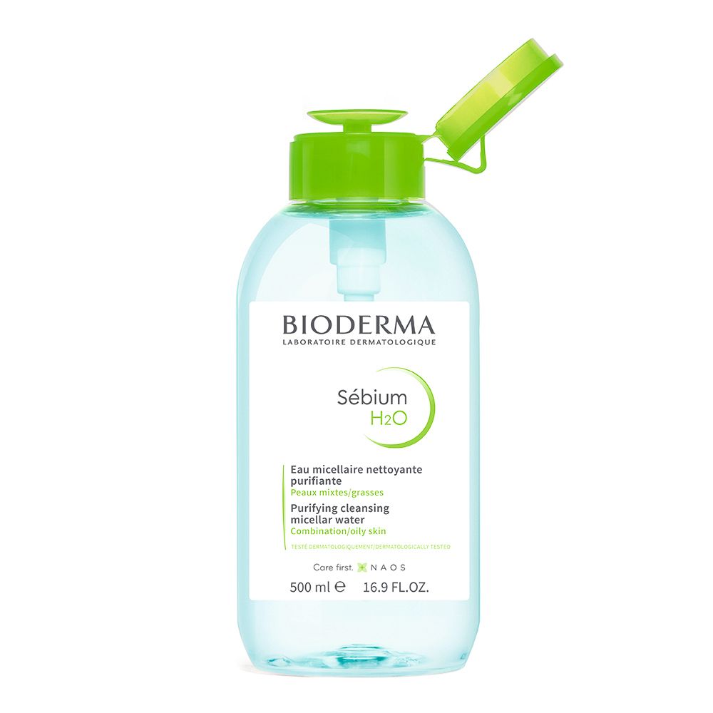 BIODERMA Sébium H2O Pump sanft klärendes Mizellenreinigungswasser - Jetzt 25% sparen mit Code 
